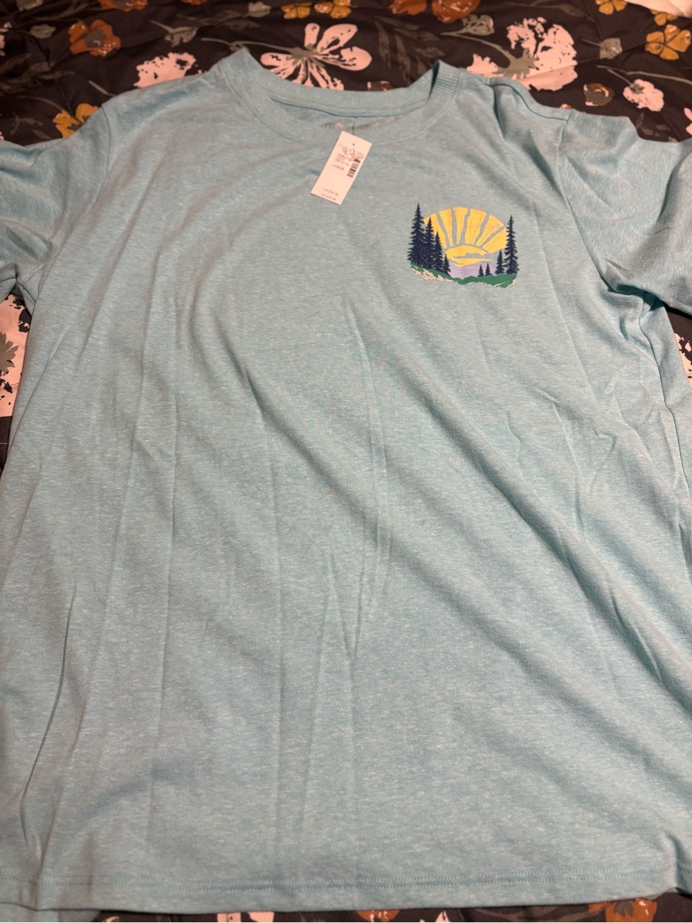 Women’s Light Blue Graphic T-Shirt